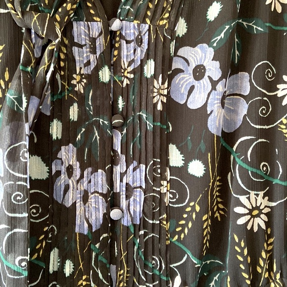 Banana Republic long sleeve floral dress - Picture 3 of 6